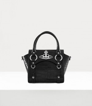 Vivienne Westwood Betty Small Handbag Black | 498310KYQ