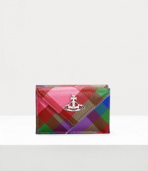 Vivienne Westwood Envelope Billfold Candy Tartan | 304287AYK