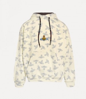 Vivienne Westwood Fresh Hoodie White/Blue | 487350AVL