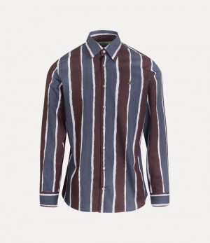 Vivienne Westwood Ghost Shirt Navy/White | 328709HIL