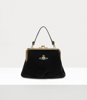 Vivienne Westwood Granny Frame Purse Black | 786390NSV