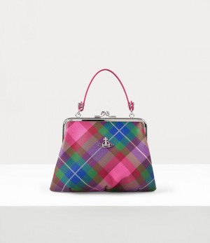 Vivienne Westwood Granny Frame Purse Candy Tartan | 249168YEQ