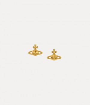 Vivienne Westwood Lorelei Stud Earrings Gold | 253894JDR