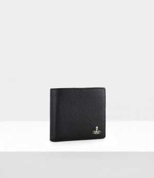 Vivienne Westwood Man Billfold Wallet Black | 718529IUJ