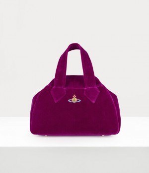 Vivienne Westwood Medium Yasmine Handbag Purple | 068475BNZ