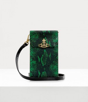 Vivienne Westwood Phone Bag Green | 921758VMW