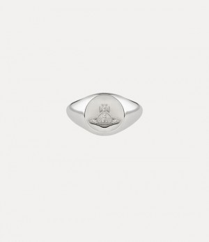 Vivienne Westwood Sigillo Ring Rhodium (925) | 514870QVE