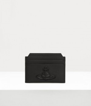 Vivienne Westwood Slim Card Holder Black | 039658CJH