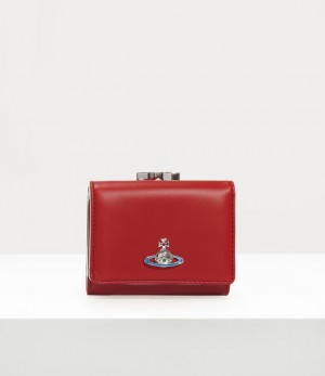 Vivienne Westwood Small Frame Wallet Red | 072658QLD