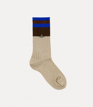 Vivienne Westwood Socks Grey Beige | 534671WEI