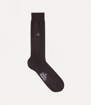 Vivienne Westwood Uni Colour Sock Anthracite | 634528ETU