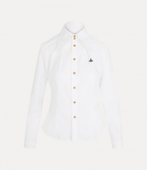 Vivienne Westwood W Violin Shirt White | 431567DNG