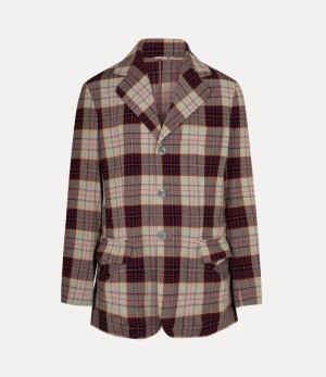 Vivienne Westwood Wreck Jacket Red Check | 476893FDC