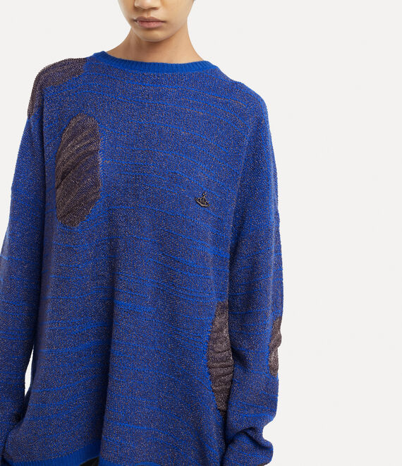 Vivienne Westwood All Nighter Jumper Metallic Blue | 870912DBO