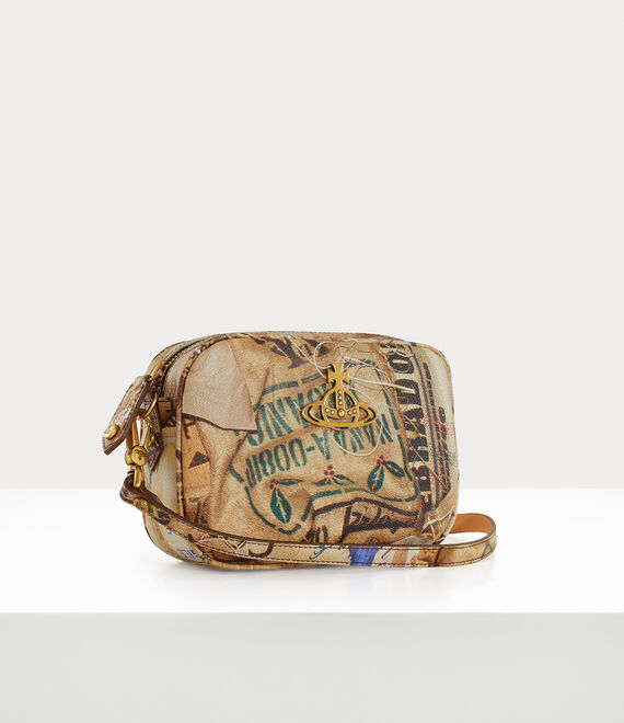 Vivienne Westwood Anna Camera Bag Rubbish Print | 276803MBG