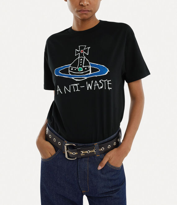 Vivienne Westwood Anti-waste Classic T-shirt Black | 832950JST