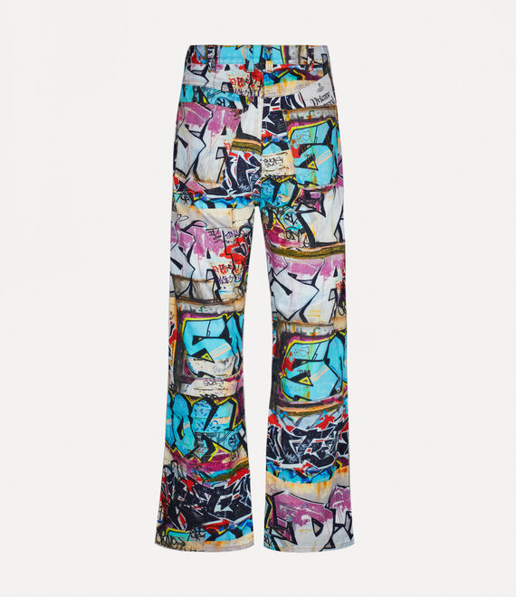 Vivienne Westwood Baggy Jeans Graffiti | 416528TSP