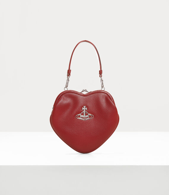 Vivienne Westwood Belle Heart Frame Purse Burgundy | 209653YFP