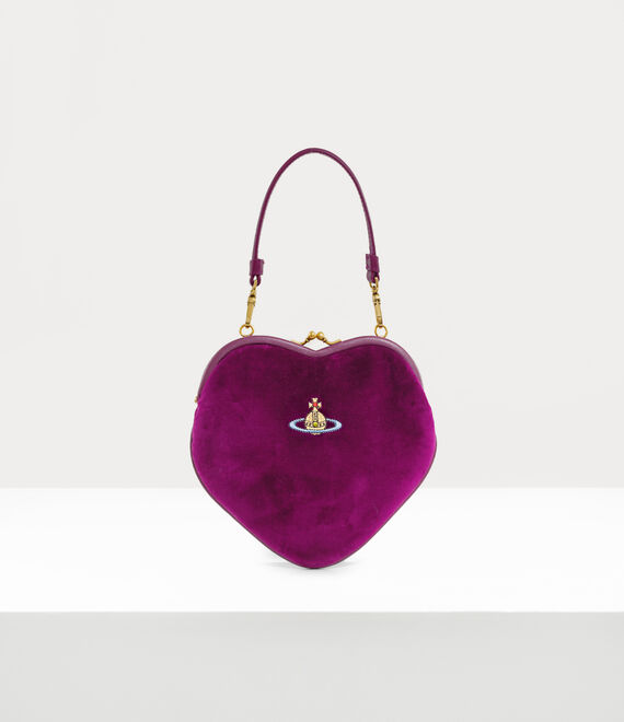 Vivienne Westwood Belle Heart Frame Purse Purple | 678405TFM