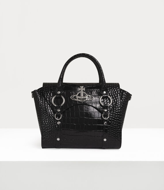 Vivienne Westwood Betty Medium Handbag Black | 637925BVE