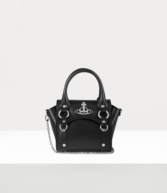 Vivienne Westwood Betty Mini Handbag With Chain Black | 894021DTC