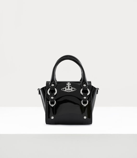 Vivienne Westwood Betty Mini Handbag With Chain Black | 720689NZM