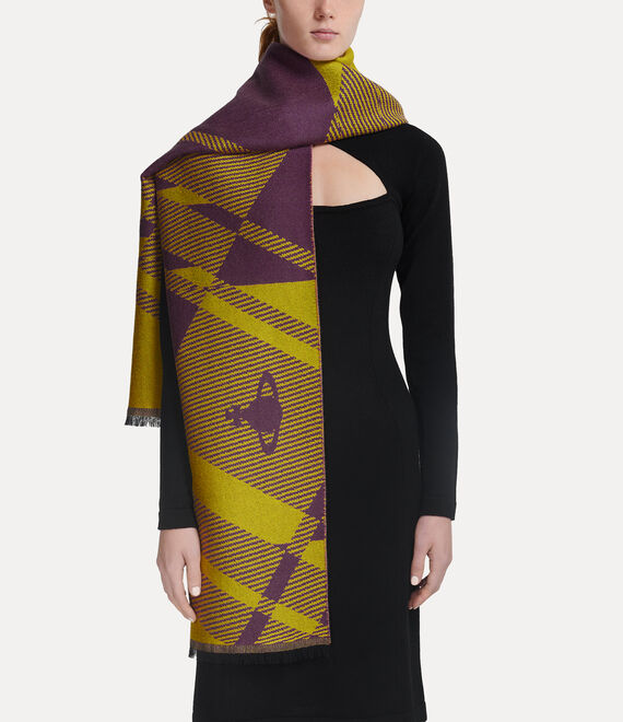 Vivienne Westwood Bruce Scarf Purple | 950862TEC