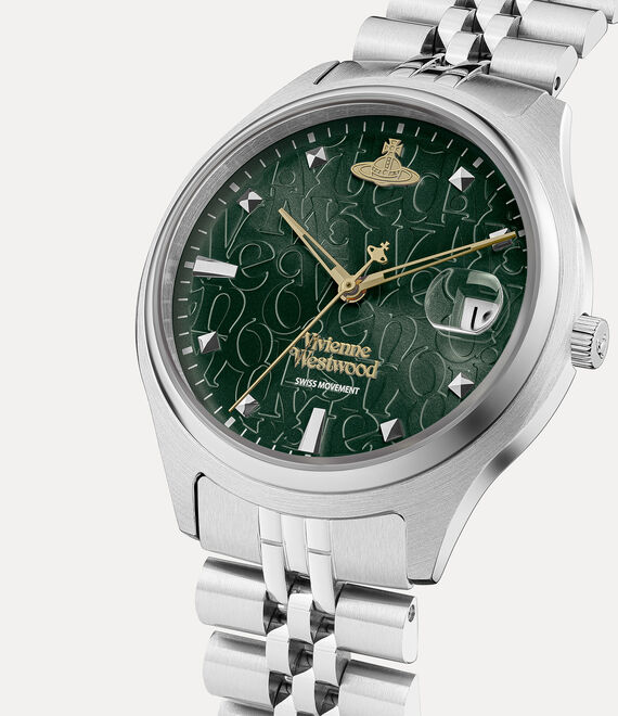 Vivienne Westwood Camberwell Silver/Green | 540891QWH