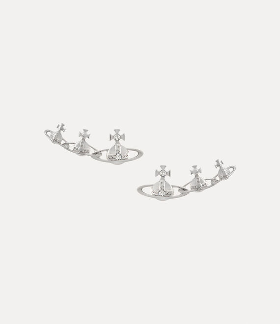 Vivienne Westwood Candy Earrings Platinum / Crystal Crystal | 293451JQO