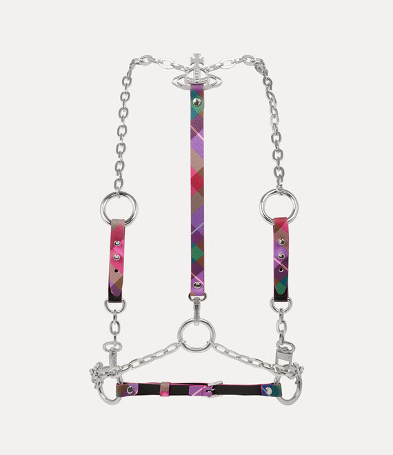 Vivienne Westwood Chain Harness Candy Tartan | 345190DIN