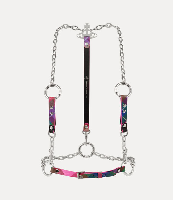 Vivienne Westwood Chain Harness Candy Tartan | 519267LXV