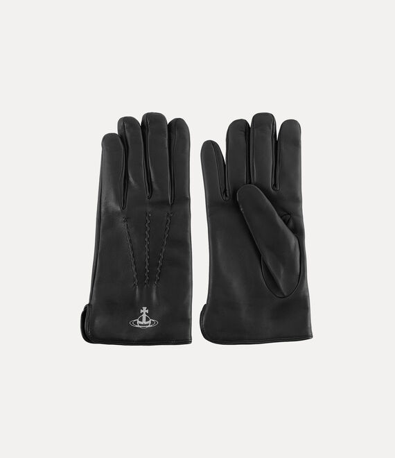 Vivienne Westwood Classic Gloves Black - Silver Hw | 928065NVG