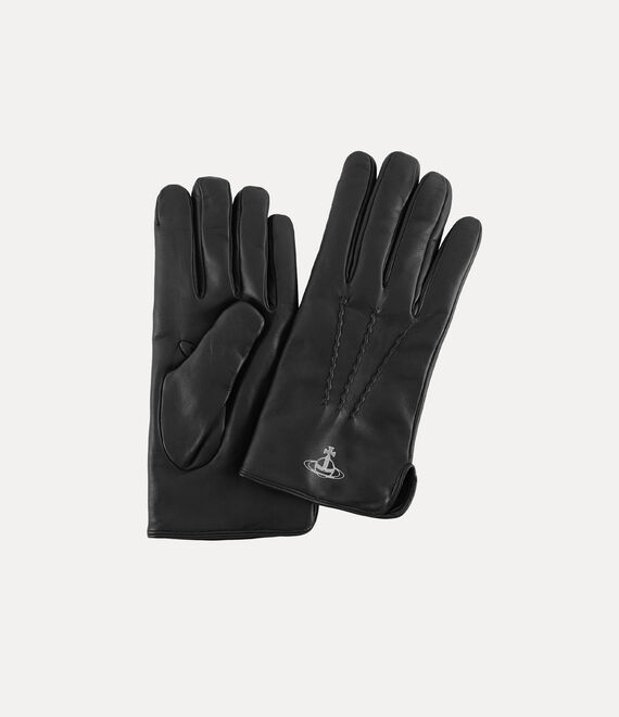 Vivienne Westwood Classic Gloves Black - Silver Hw | 928065NVG