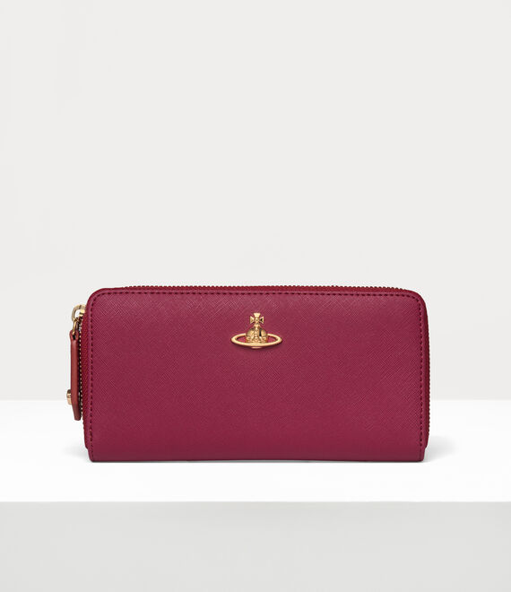 Vivienne Westwood Classic Zip Round Wallet Red | 035786MWB