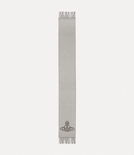 Vivienne Westwood Double Logo Scarf Off White | 792843KWF