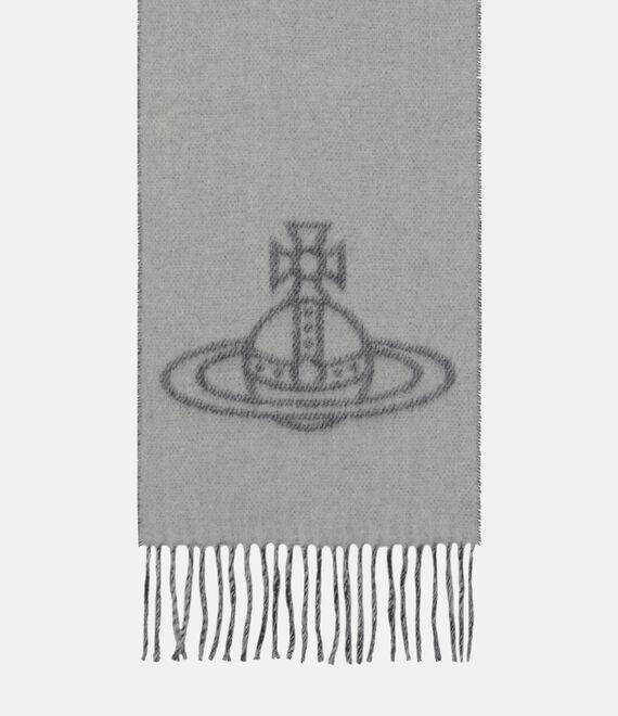 Vivienne Westwood Double Logo Scarf Off White | 208549UEY