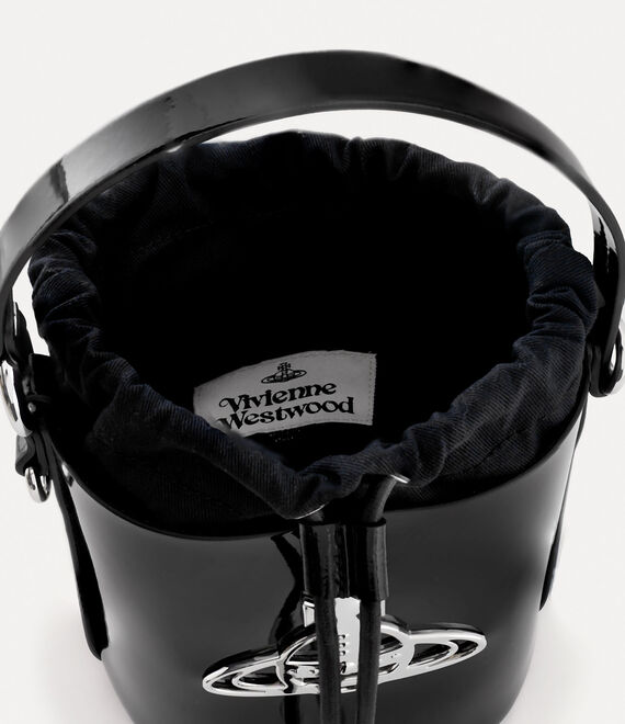 Vivienne Westwood Drawstring Bucket Black | 590132CXQ