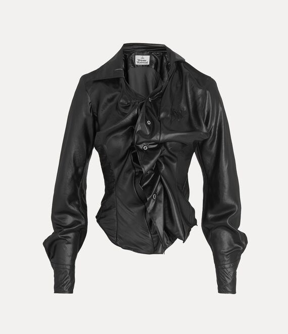 Vivienne Westwood Drunken Shirt Metal Black | 532016EKM