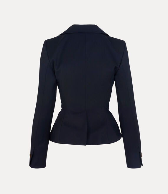 Vivienne Westwood Drunken Tailored Jacket Navy | 026391HSL