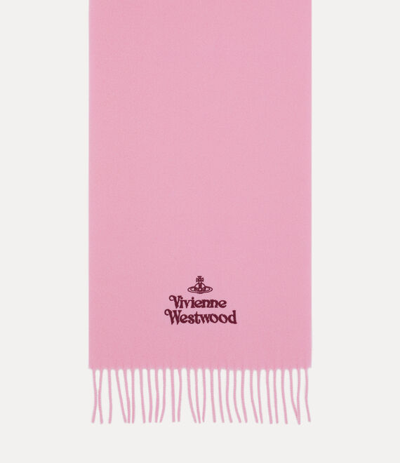 Vivienne Westwood Embroidered Scarf Dark Green | 047631ZMB