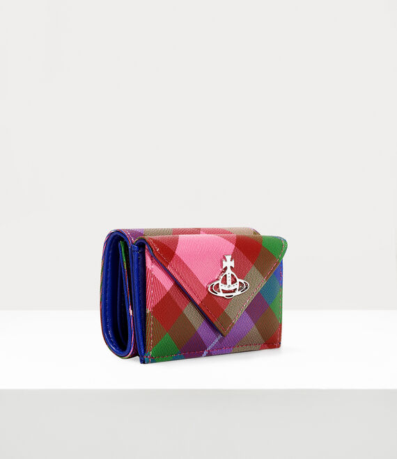 Vivienne Westwood Envelope Billfold Candy Tartan | 304287AYK