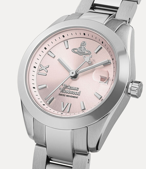 Vivienne Westwood Fenchurch Silver/Pink | 278541RWN