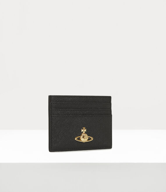 Vivienne Westwood Flat Card Holder Red 3d Orb | 703548YAR