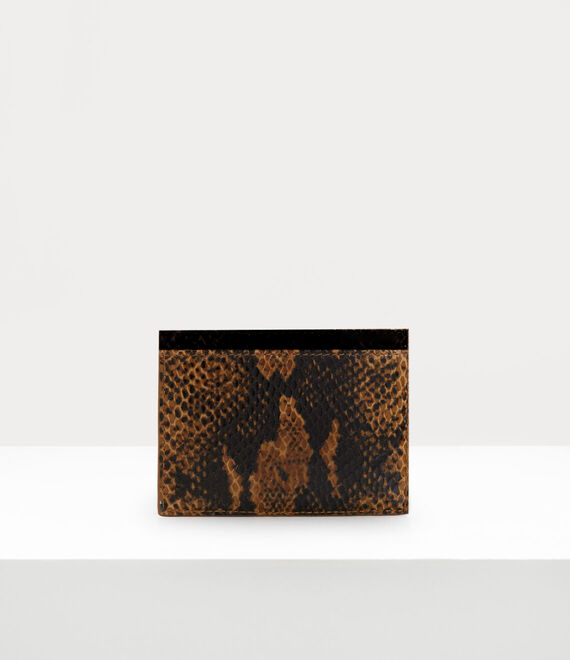 Vivienne Westwood Flat Card Holder Tan | 795024TGK