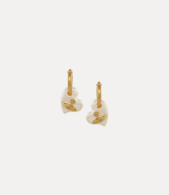 Vivienne Westwood Florentia Earrings Gold / Creamrose Pearl | 162057NLH