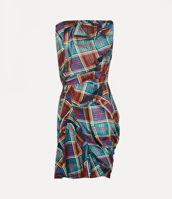 Vivienne Westwood Fond Dress Multi Tartan | 198602PTN