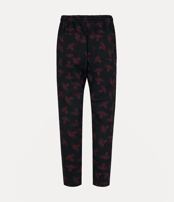 Vivienne Westwood Football Trousers Black/Red | 802459SIV