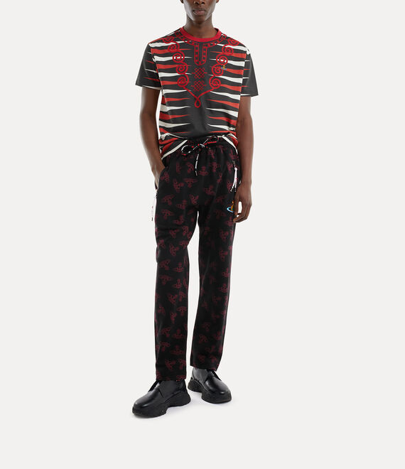 Vivienne Westwood Football Trousers Black/Red | 802459SIV