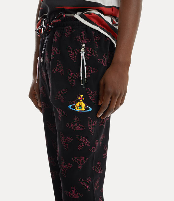 Vivienne Westwood Football Trousers Black/Red | 802459SIV