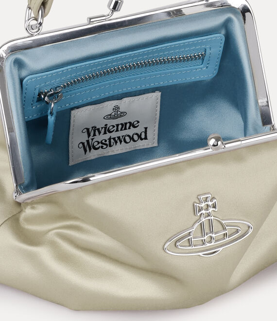 Vivienne Westwood Granny Frame Purse 402 Silver / Silver Hardware | 095128SGA